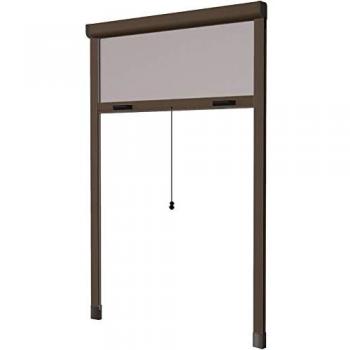Mosquitera de Aluminio Hu-firma Vertical 160x170 cm en Marrón