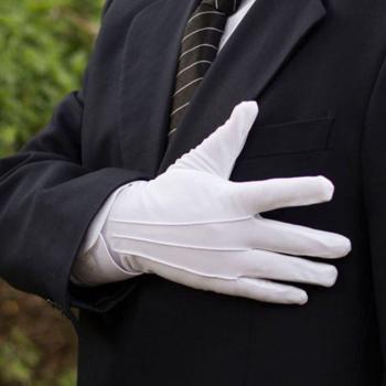 Men's White Gloves for Tuxedo