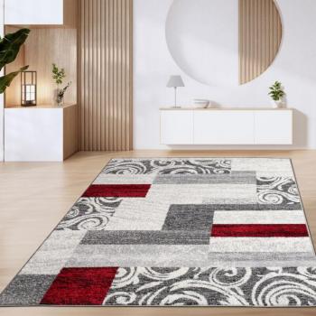 Red Moroccan Pattern 160x220 – Paco Home