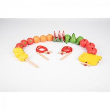 Enfilage de Fruits en Bois