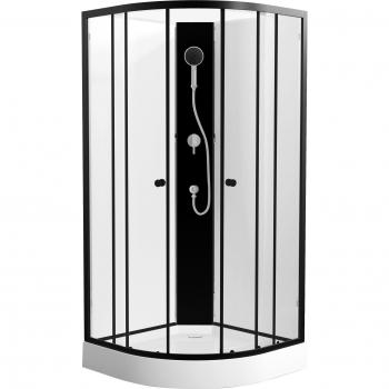 Fertigdusche Marwell Factory, 85 x 85 x 200 cm, mit Duschwanne und Armatur