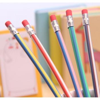 Colorful Rubber Lead Pencil