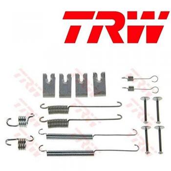 Premium Quality TRW Automatic Adjustment Brake Pad Installation Kit with Hardware and Tools SFK250