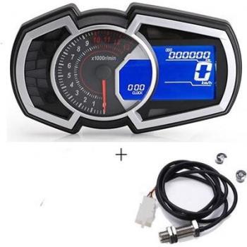 LCD Tacho für 1,2,4 Zylinder Motorräder