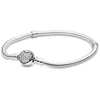 Pulsera Pandora Moments Corazón Brillante 20 cm para mujer