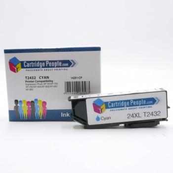 Cartridge People Epson 24XL (T2432) Cyan High Capacity Ink Cartridge