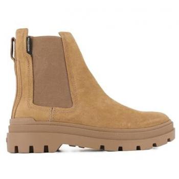 Bottines Palladium Chelsea S Marron