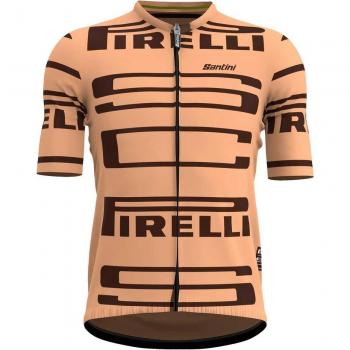 Santini X Pirelli Sport Club Orange Black Jersey