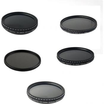 Lente Filtro ND2-400 Variable – Compatible con Nikon, Canon & Sony