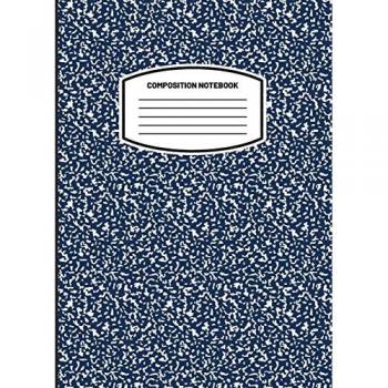 Classic Blue Wide Ruled Composition Notebook (8.5x11)