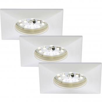 Eckige Briloner LED‑Einbauleuchte – 3000 K Warmweiß, 5 W Modul, 110° Ausrichtung