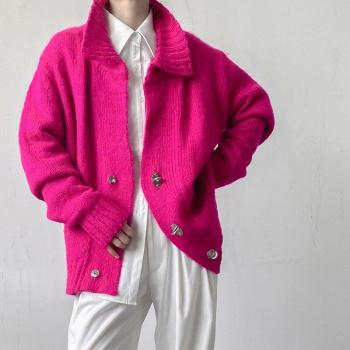 Streetwear Mohair Gesp Trui voor Mannen & Vrouwen