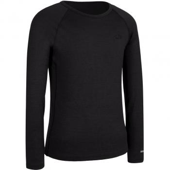Camiseta Térmica para Niños Icebreaker Oasis Manga Larga Negra – DE 06