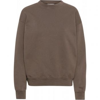 Standard Oversized Crew with Cedar Brown Organic Fabric