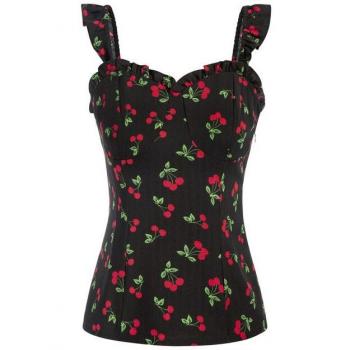 Corazón Vintage Belle Poque: Top Sin Mangas para Verano