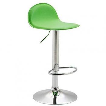 Barhocker CLP Lana V2 – Hochwertiger grüner Barstuhl mit Metallgestell und ergonomischer Fußstütze