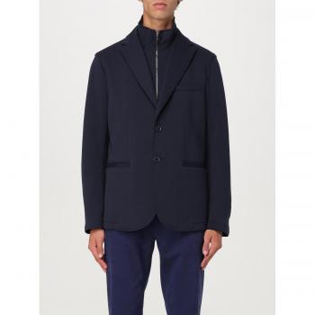 Men’s Blue Modern Layered Jacket, Armani Exchange – M