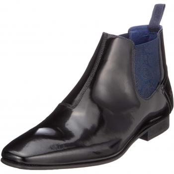 Schwarze Ted Baker Herren Chelsea-Stiefel aus Lammleder – EU 45