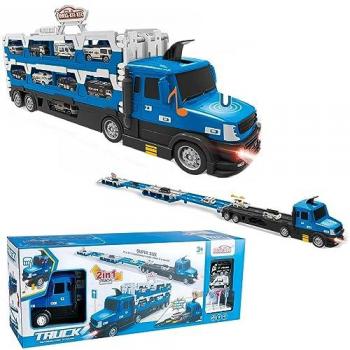 Electronic Truck 2in1 Toy Car Transporter Race Track Game