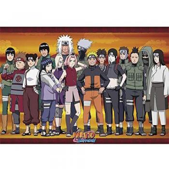 Affiche grand format Naruto Shippuden – Les ninjas de Konoha – 61 × 91,5 cm