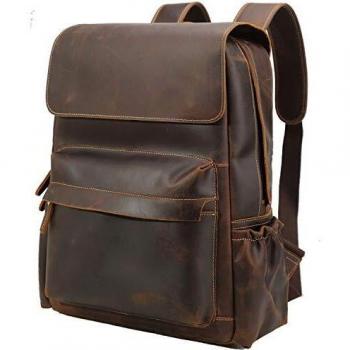 TIDING Multifunktionaler Daypack aus echtem Leder