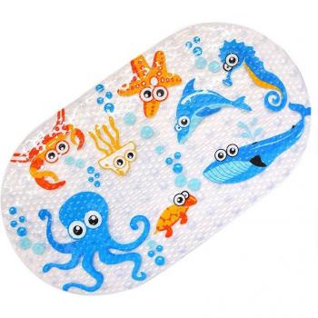 Tapis de bain coloré et sécurisé