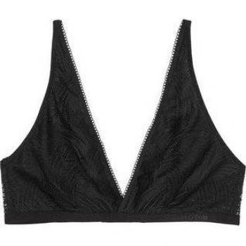 Marc O'Polo Körpernahes Bralette in Schwarz, Größe L