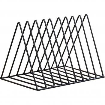 Triangular Triple‑Use Desktop File Holder + Pencil Cup Combo
