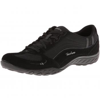 Skechers Damen Breathe-Easy Just Relax Sneaker, Schwarz, 39 EU