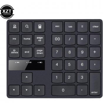 2.4G Wireless Silent Keyboard with 35 Buttons