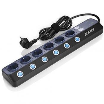 Multiprise BESTEK 6 Prises avec 4 USB 900J