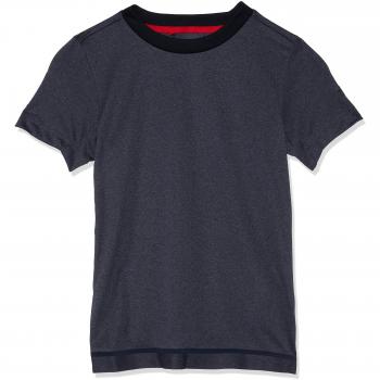Adidas Barricade Kids’ Tee, Black Heather, 9‑10 Years Old