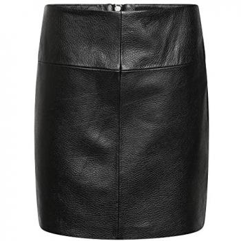 Barneys Originals Women's Leather Mini Skirt