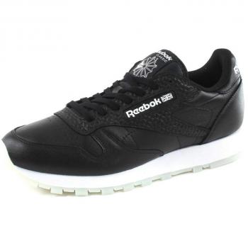 Reebok Classic Leather Men’s Athletic Shoe – Black, 44