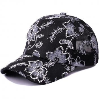 Chapeau mignon os strass fleur