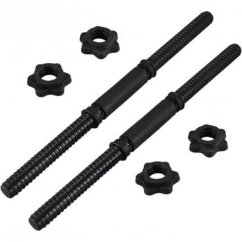 Barre d'haltères avec collier rotatif pour accessoires de fitness