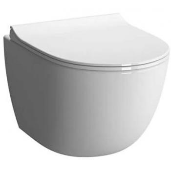 Vitra WC Suspendu Sento Blanc + Abattant Slim