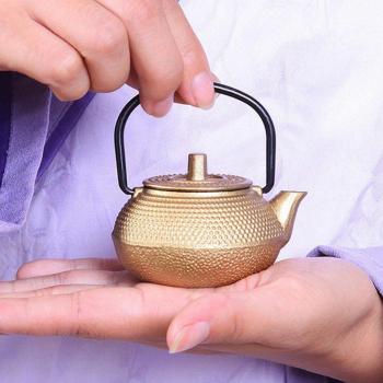 Mini‑Japankanne – 50 ml Gusseisen-Tetsubin für unterwegs