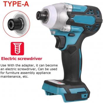 18V Brushless Rechargeable Impact Wrench 1/2 Square