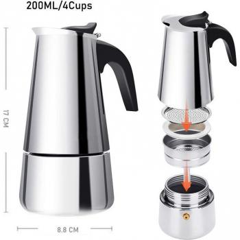 Edelstahl Kaffeemaschine für Espresso