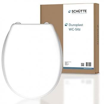 Schütte Duroplast WC-Sitz weiß, maximale Belastung 175 kg