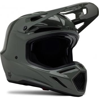 Casque FOX V3 RS Carbon Solid MIPS – Gris, Taille M