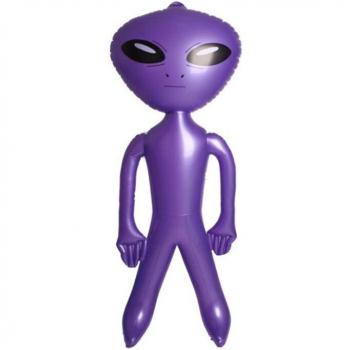 Green Alien Inflatable Doll