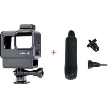 Protector GoPro con Sistema de Montaje Trípode y Micrófono