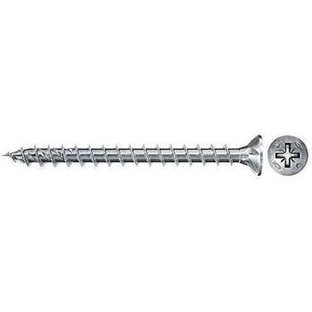 Vis Fischer Power-Fast II 4,5x35 mm à tête fraisée PZ, plein filet, zincé