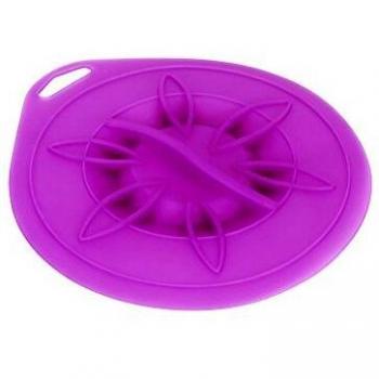 Öffnungsdeckel aus Silikon, Fuchsia, Durchmesser 17 cm