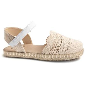 Niñas Pablosky Alpargatas Planas 610531 Cierre Adherente Beige