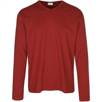 Mey Herren Langarmshirt Rot Größe XL