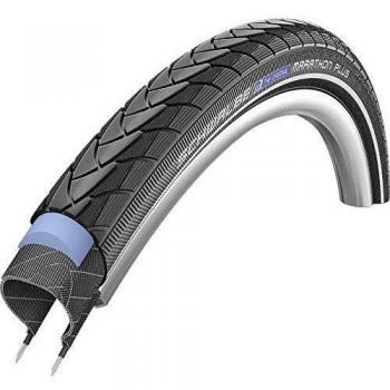 Schwalbe Reifen Marathon Plus 16-28 E-25/50 Draht Addix Reflex sw. + Schlauch