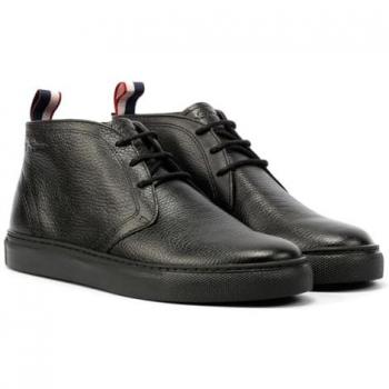 Parka Stivali Ben Sherman Uomo in Pelle Nera